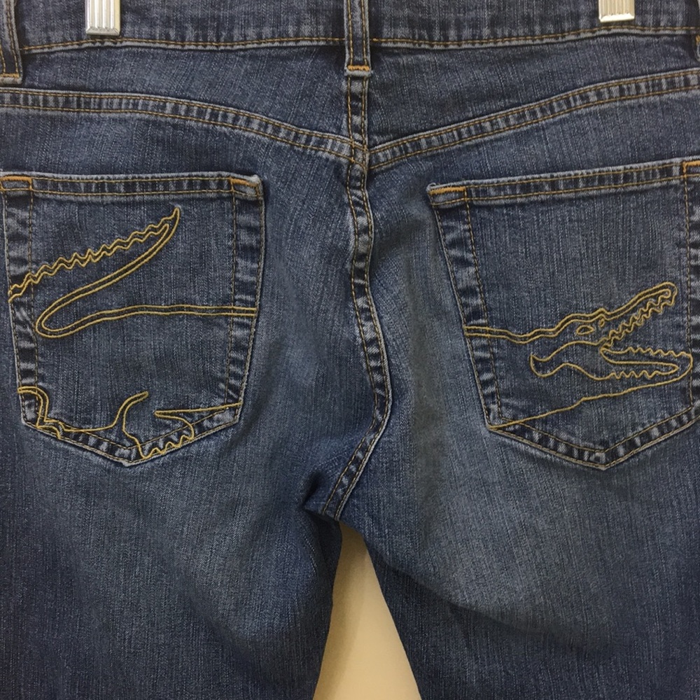 Lacoste Women’s Jeans euSz 38. With Alligator embroidered pockets